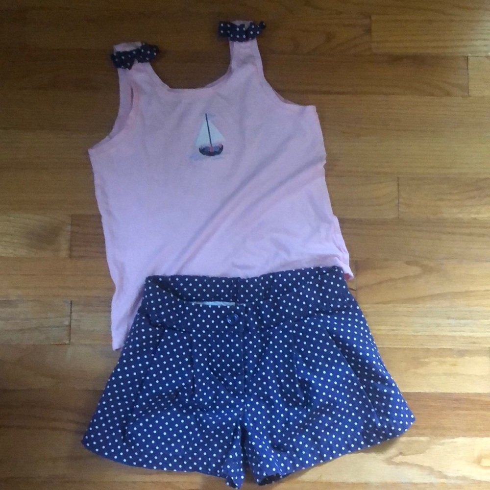 Adorable Janie & Jack Girls Shorts Set